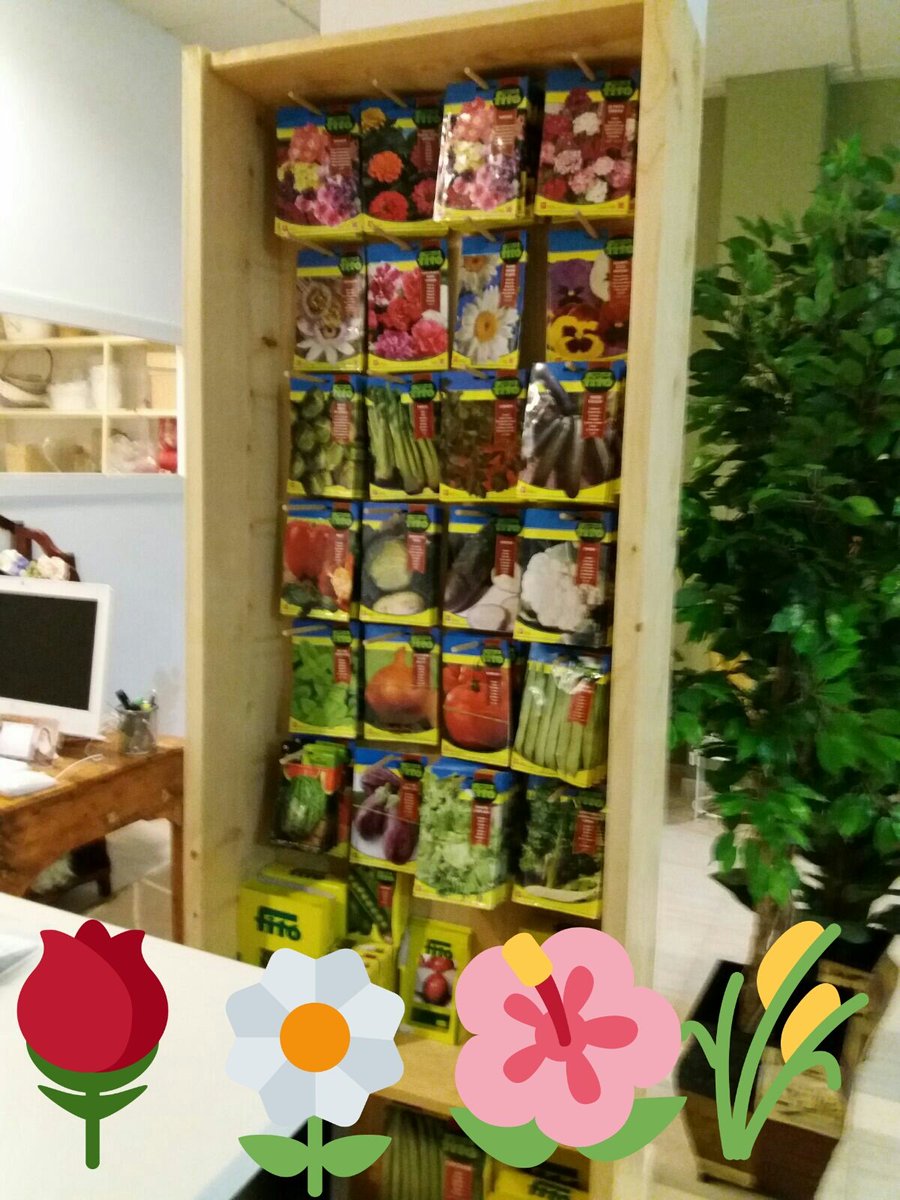 decoflor_'s tweet photo. Ya pronto llega la #primavera! Ven a por tus semillas, estrenamos expositor y lo tenemos repleto! #decoflor https://t.co/01I6fVrpgp