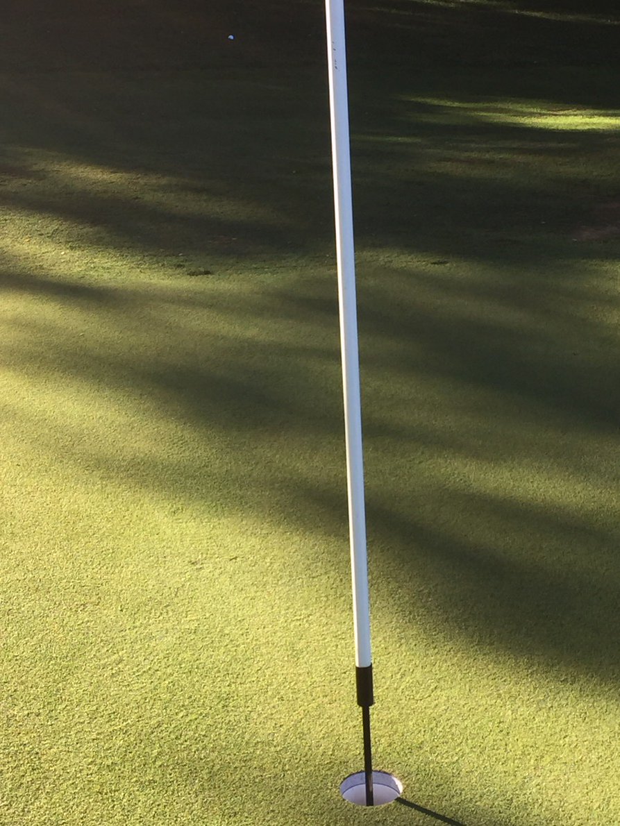 Just off the back of the green @thetodayshow <a href="/rickystuartorg/">Ricky Stuart Org.</a> 😎👍