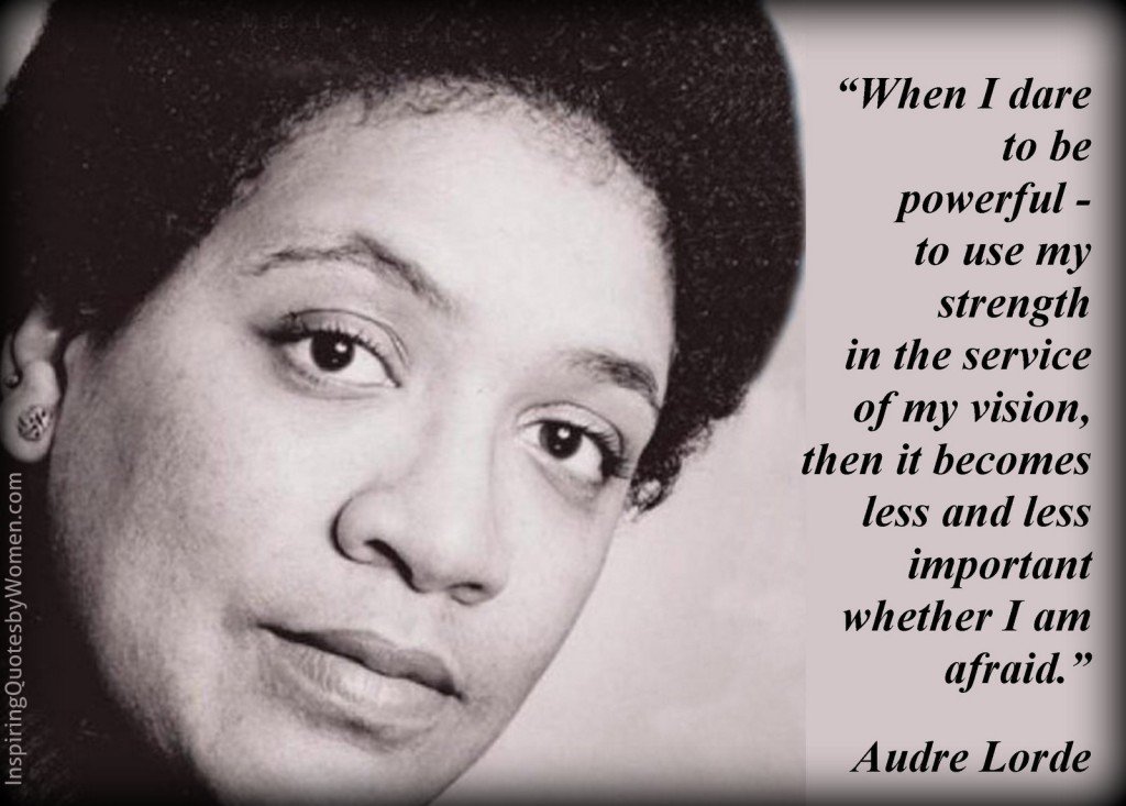 Happy belated birthday to Audre Lorde! Feb 18, 1934  