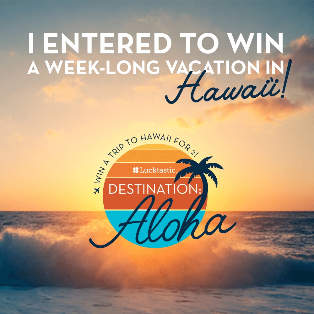 OVSolutions's tweet image. Come join me for a Hawaiian Getaway! lucktastic.com/twShareFunnel