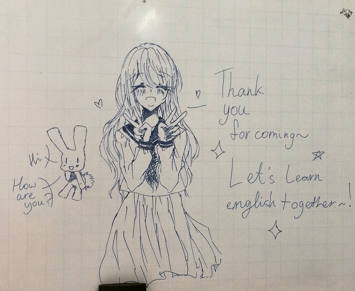 This is how I entertain my students. I may become a part time english teacher o.o #teaching #englishclass #anime #art 