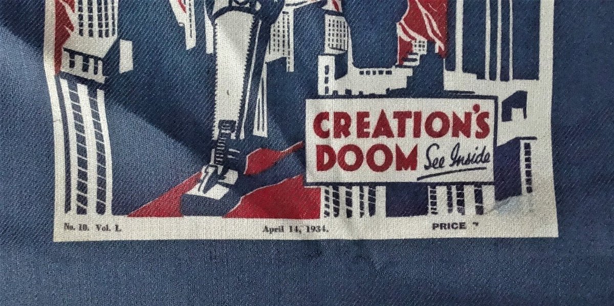 Oldbling's tweet photo. #ANDREWMARTIN #FABRICSAMPLE BRITAIN'S 1934 #Scoopspaper Vintage #SPACEROBOT PRINT 2D #SCIFI #forsale https://t.co/C9AbzeZXSZ https://t.co/L1kSGvKrpm