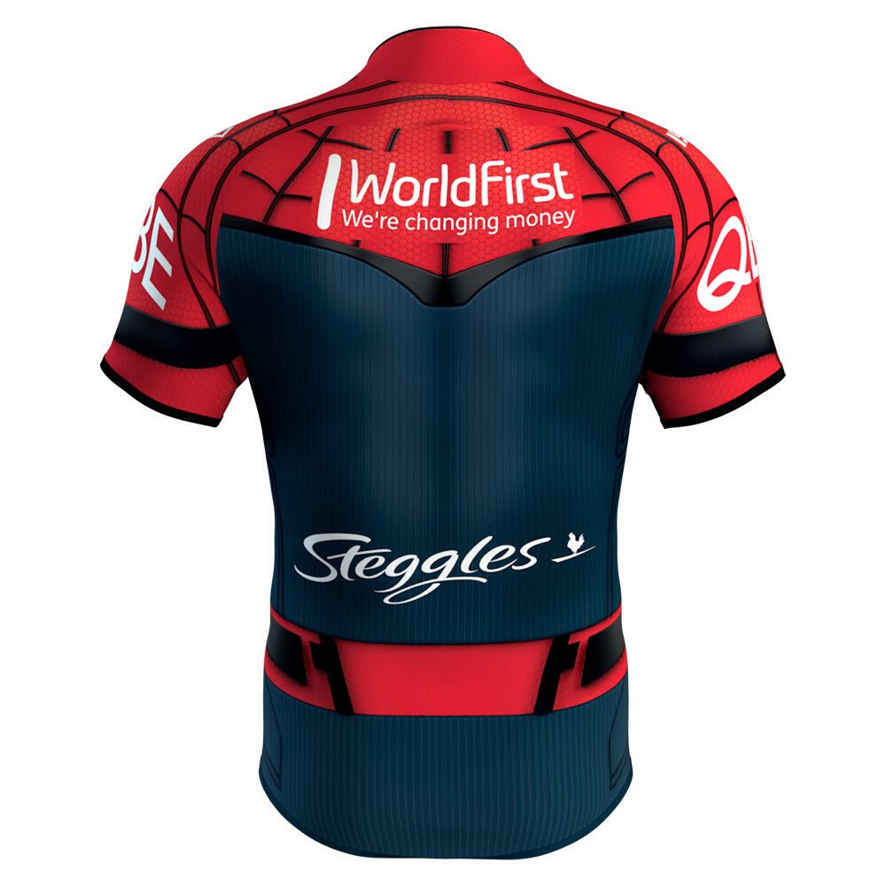 roosters spiderman jersey