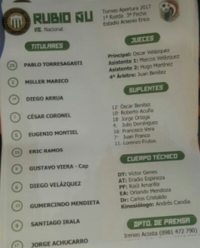 TanoVirgili's tweet photo. Confirmados!!
#Nacional y #RubioÑu
#3aFecha #TorneoApertura
@LaUnionAM800
@GriteloF https://t.co/3TyklNPVXI