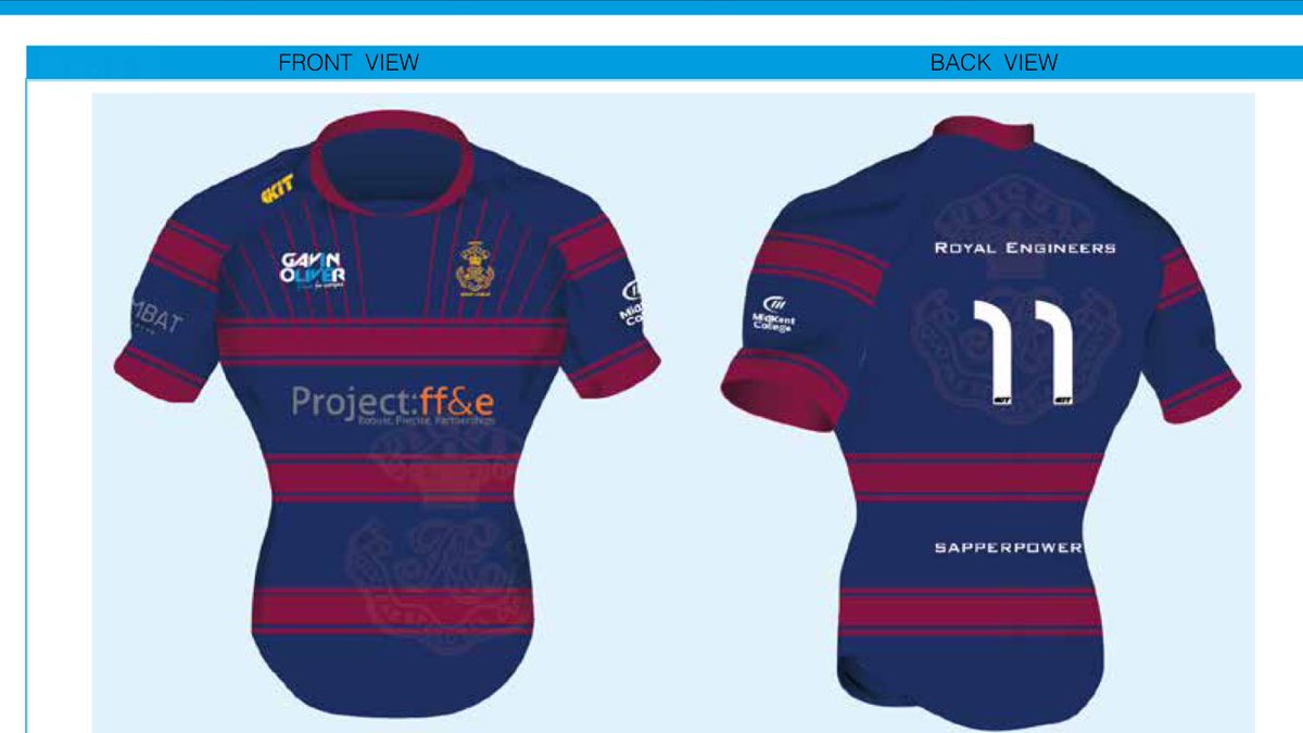 SapperPower's tweet photo. Thanks to another match shirt sponsor. Mr Gavin Oliver (Ex RERL PTI and @Gav_O_Fit owner) has generously sponsored the number 11 for 2017. https://t.co/NdRqr3HlN8