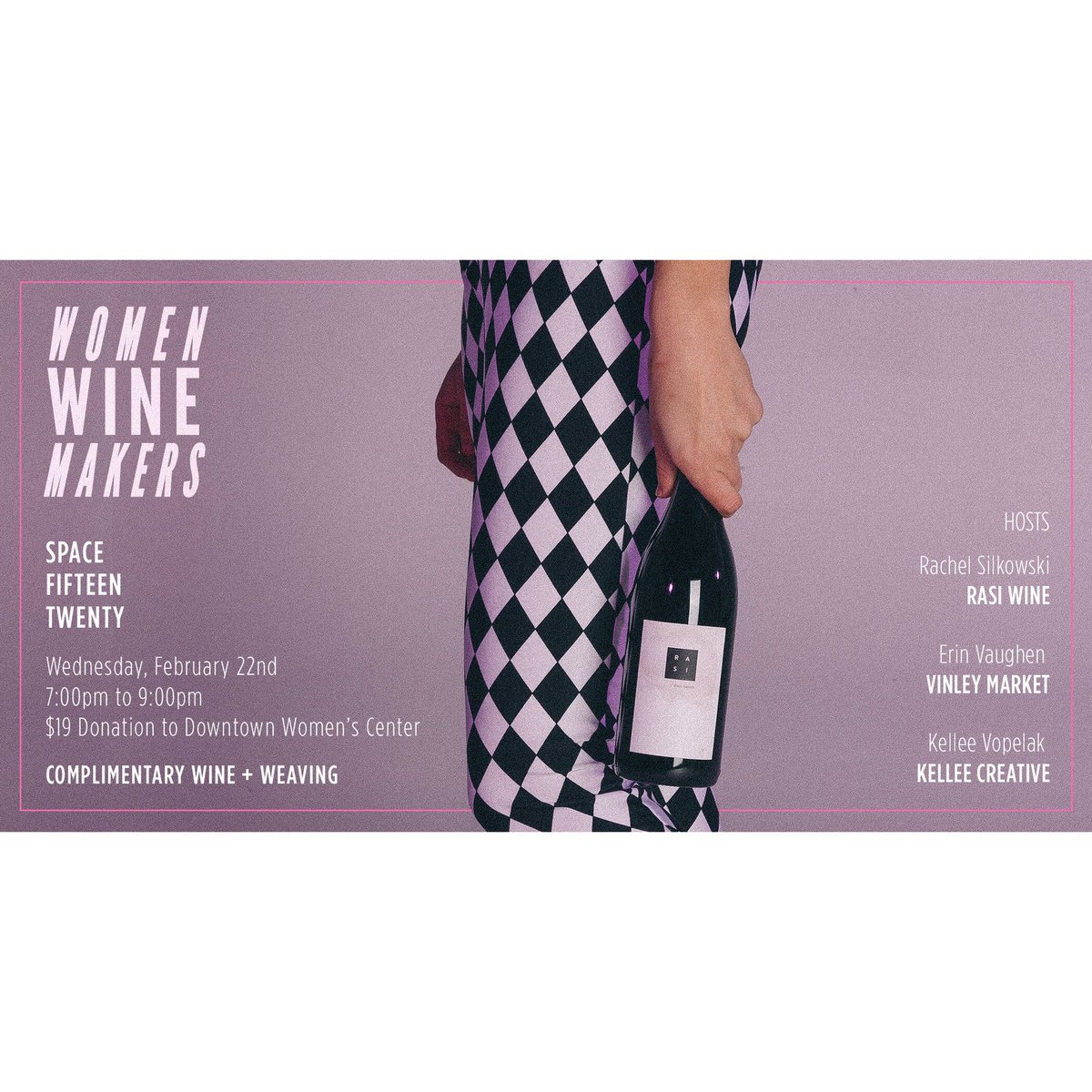 Come hang with <a href="/rasiwine/">Rasi Wine</a> 🍷 on Wednesday night @Space15Twenty