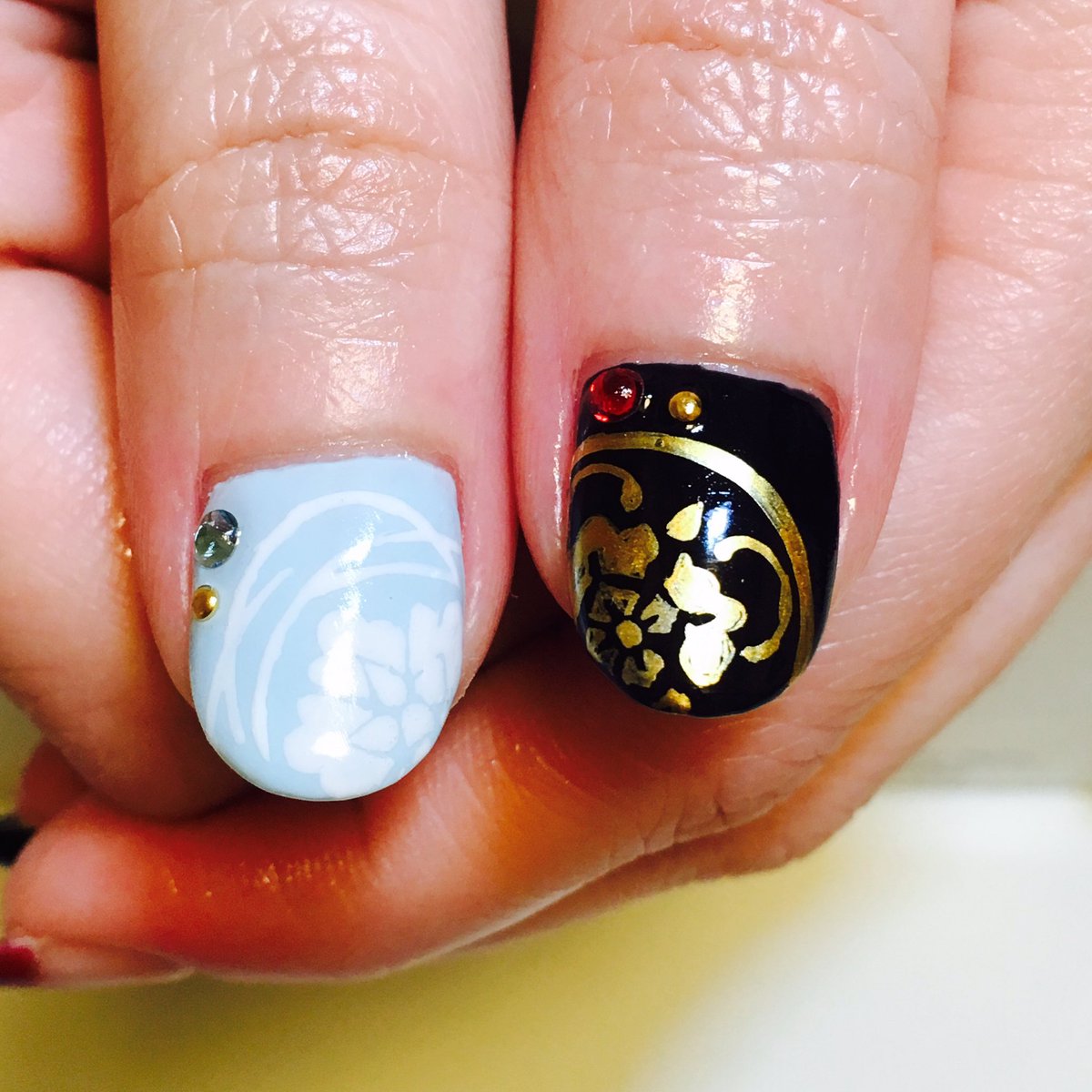 札幌痛ネイル ネイルシャングリラ 刀剣乱舞イメージネイル ネイル 痛ネイル 札幌痛ネイル 刀剣乱舞 とうらぶ