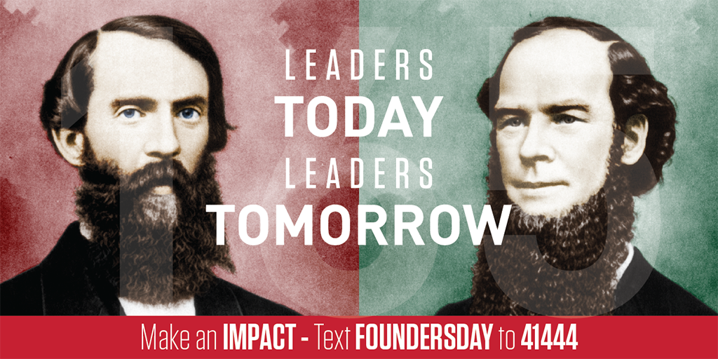 PhiKappaPsi's tweet photo. Continue what Letterman &amp; Moore started 165 years ago &amp; give today. Text FoundersDay to 41444 or visit https://t.co/kGhcG8adUV. #PhiPsi165 https://t.co/RORdPUhhAe