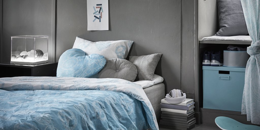 IKEAUSA's tweet photo. Getting a good night's sleep is no problem when you have soft bed linens to wrap up in! https://t.co/O6kwlPccrL https://t.co/W5RYQCiaop