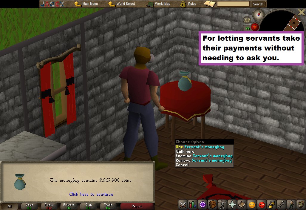servants moneybag osrs servants moneybag osrs