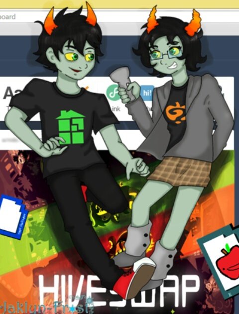 HomestuckF's tweet image. Hiveswap fandom is my sister