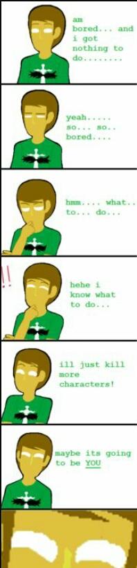 HomestuckF's tweet image. Dad no stop breaking the fourth wall