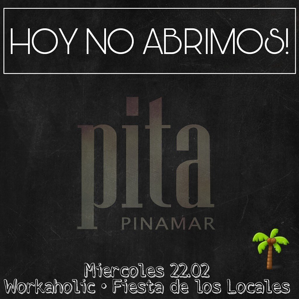 PitaPinamar's tweet photo. Nos vemos el MIERCOLES en nuestra WORKAHOLIC! #pitaNoFalla https://t.co/JzvthBbKny