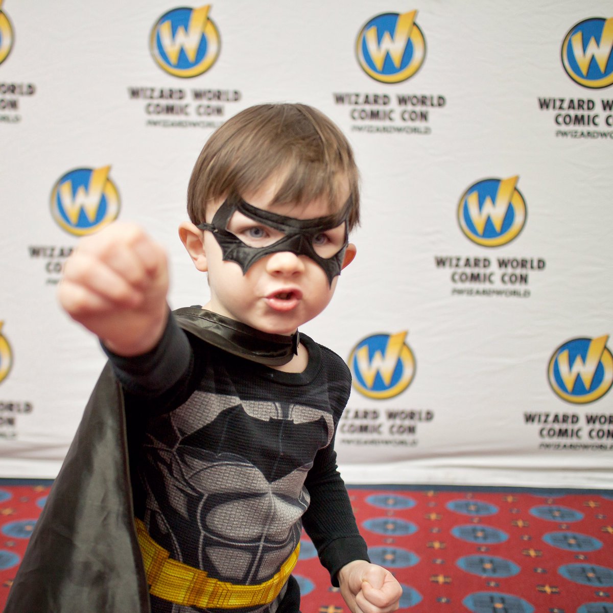 radschultz's tweet photo. Elliott had a rad afternoon at Wizard World Comic Con in Portland today! #WizardWorldPortland #WizardWorld #ComicCon #Batman #KidBatman https://t.co/m3cf0830xc
