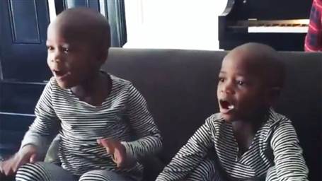 TODAYshow's tweet photo. .@Madonna's newly adopted twins sing 'Twinkle, Twinkle, Little Star' in adorable video https://t.co/4J5o8OZfC9 https://t.co/eqIxjVuWaY