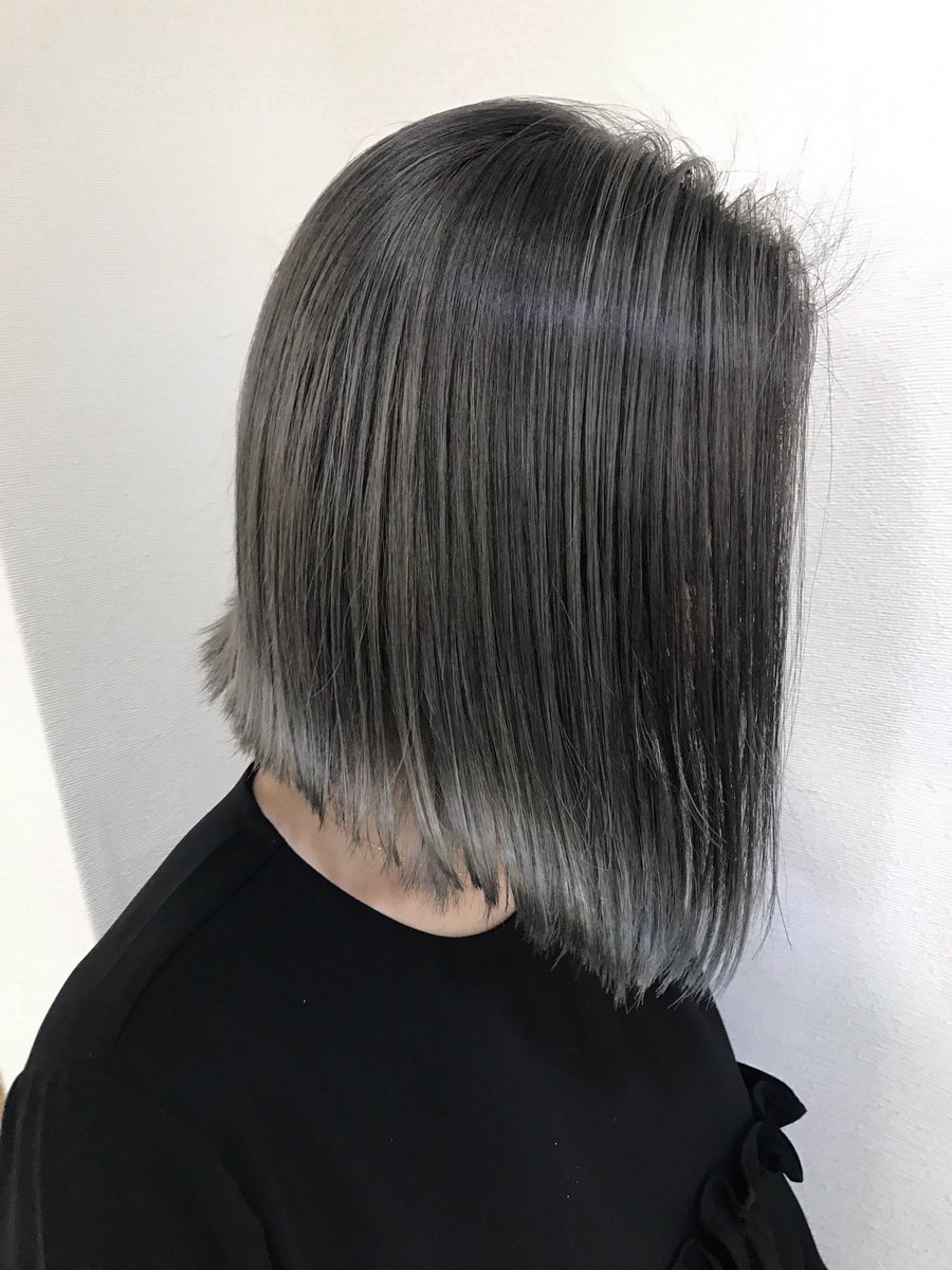 市口 嘉晃 Twitterren グラデーション グレージュ ブルージュ ボブ ショート ハイライト 3dカラー ダブルカラー アッシュ イルミナカラー 外国人風カラー ヘアアレンジ サロンモデル 撮影 読者モデル モデル カット カラー Cut Color Beauty Hair Hairstyle T