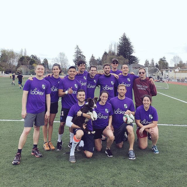 Great job today, Looker FC! ⚽️🐶#soccer #officedog #SantaCruz #lookerlif