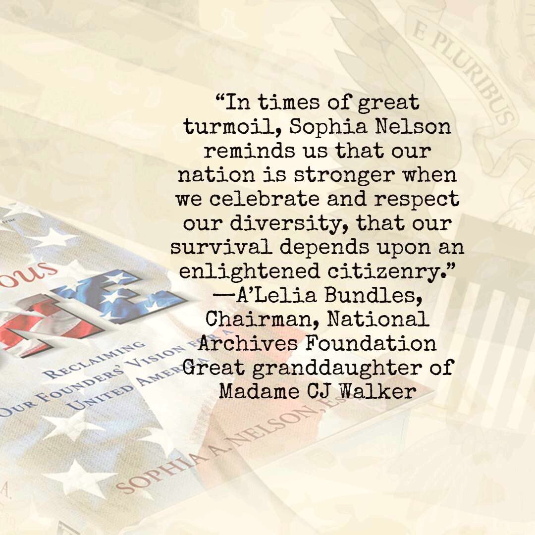 IAmSophiaNelson's tweet photo. In honor of #BlackHistoryMonth we salute #MadameCJWalker and this endorsement quote for #EpluribusOne from her great granddaughter A'Lelia https://t.co/8ZBLioY2v6