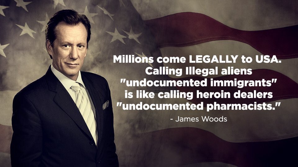DAILY_AMERICAN's tweet photo. Calling illegal aliens "undocumented immigrants" is like calling heroin dealers "undocumented pharmacists." https://t.co/P2nZzaEa0G