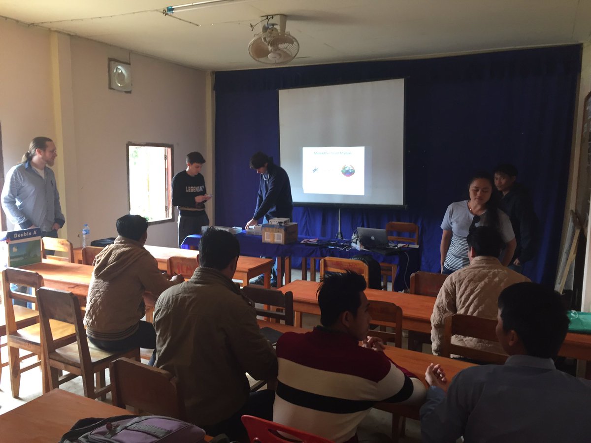 caschnu's tweet photo. The next training on @mobile4D's locust module is starting right now. cc @capacity_lab https://t.co/8WR2R8Qrdo