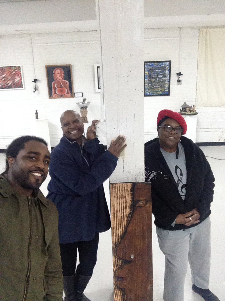 MarionCoColeman's tweet photo. @MSNBC Partners of PAVAA Gallery: DJ Gerri McCritty, Marion CoCo Coleman, Tyrell Teetos Hoff. Lancaster PA. #yourbusinessselfie https://t.co/siTVaWDS8E