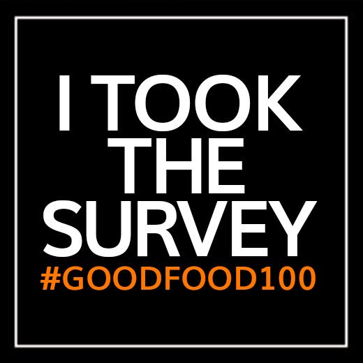 chefbillyd's tweet photo. I took the @goodfood100list survey because I believe in local, sustainable food systems & better food for all #menutransparency #chefslead https://t.co/lTChWvGKpB