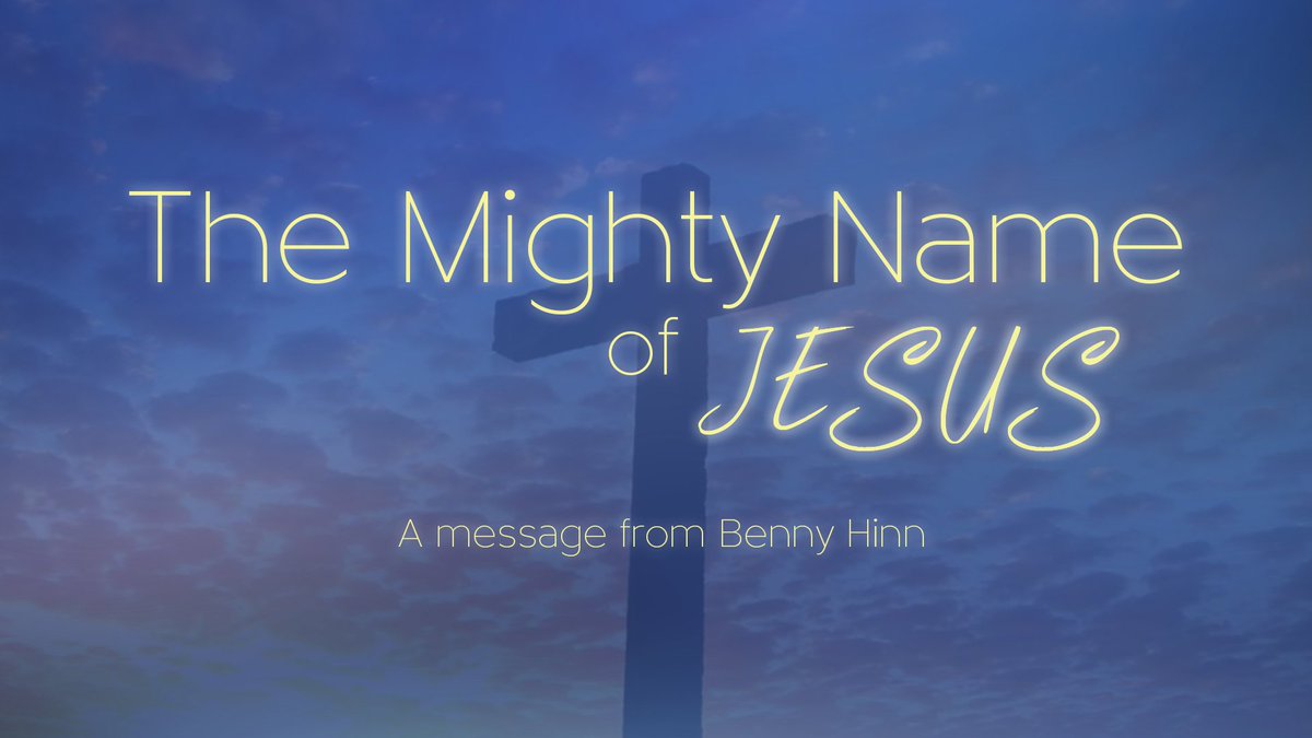 Pastor Benny Hinn Teachings Lawteched Benny Hinn On Twitter The Mighty Name Of A Teaching From