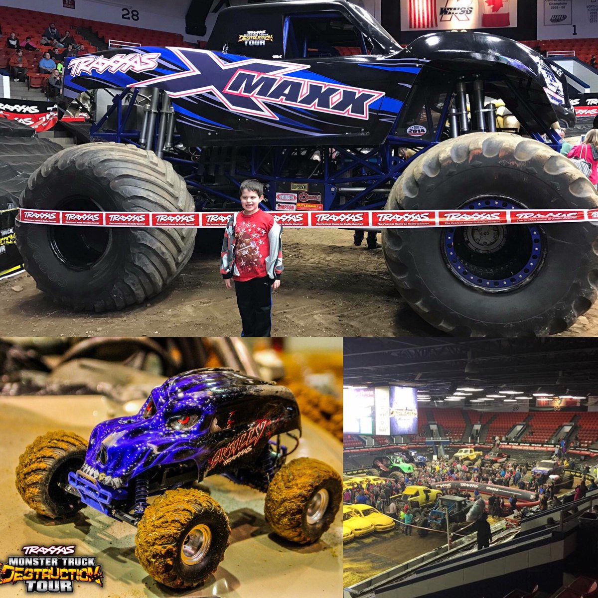 TraxxasRacing's tweet photo. Another amazing @MtdTour in Kalamazoo. Shoutout to HobbySports for the #Traxxas #TryMeTrack!
#MonsterTruckDestructionTour https://t.co/Gb4DsgjVHw