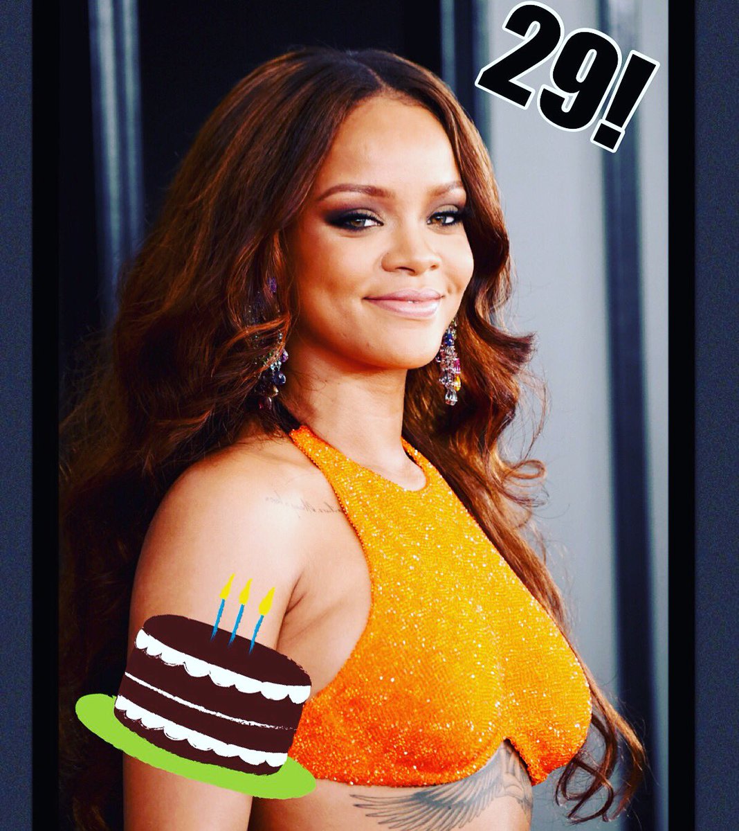 ariasulla5nota's tweet photo. Happy birthday to #riri ! #rihanna #29 #happybday #happybdayriri #ariasullaquintanota @rihanna https://t.co/amKmQnQZN6