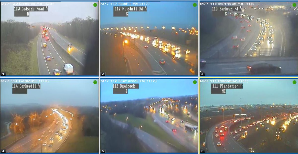 trafficscotland's tweet photo. #M77 traffic looking slow 07:30
N/B J4 Crookfur Road - J2 Barrhead Road
🚌🚚🚗
@ScotTranserv https://t.co/d8fN2Uqv3i
