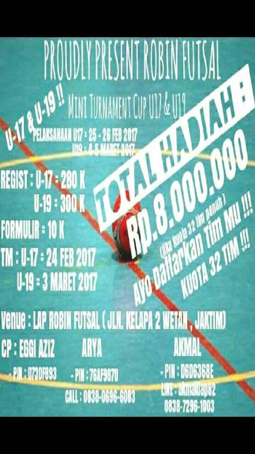 kuy dftrkan tim kalian ...:)