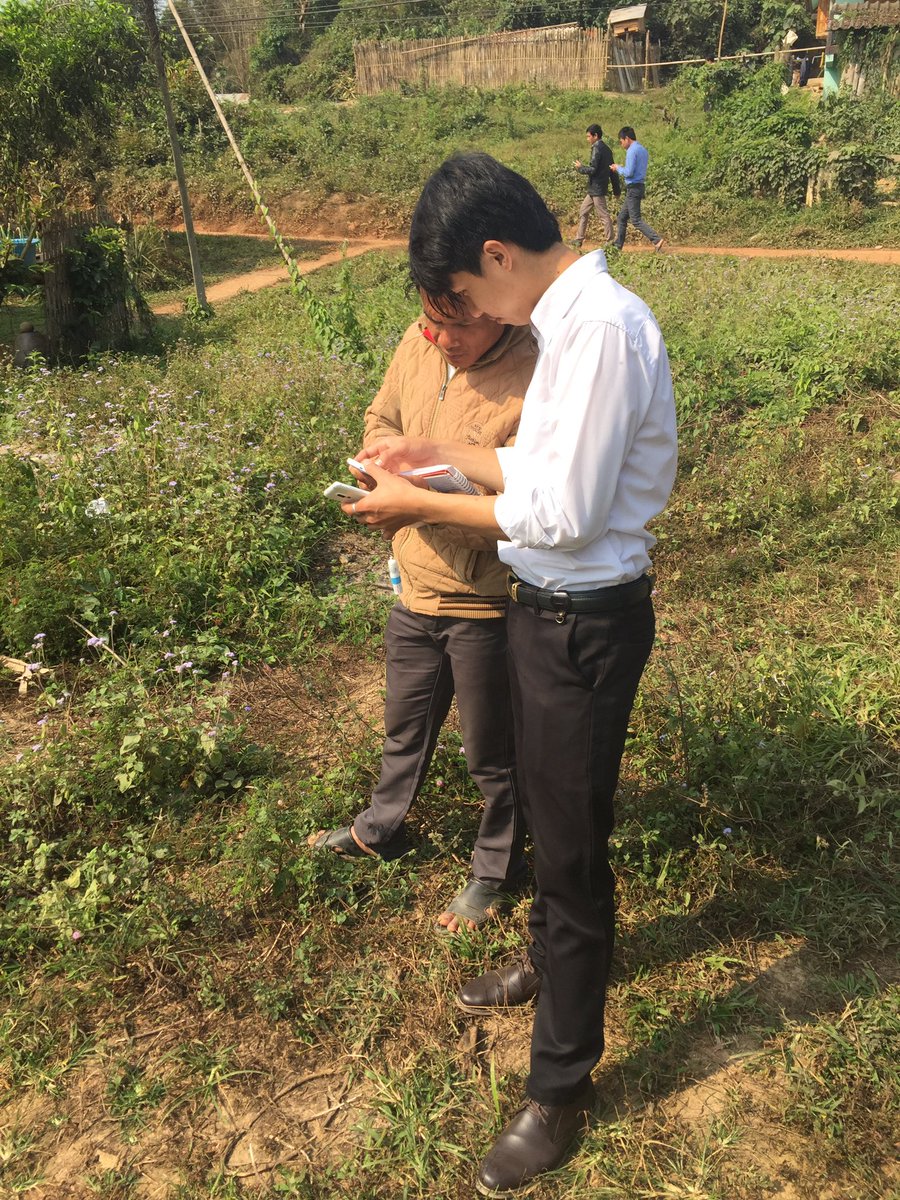 Mobile4D's tweet photo. Trainees of our @mobile4D locust module workshop in Nambak, Laos creating reports through mobile4D. https://t.co/VG9iZaNnc2