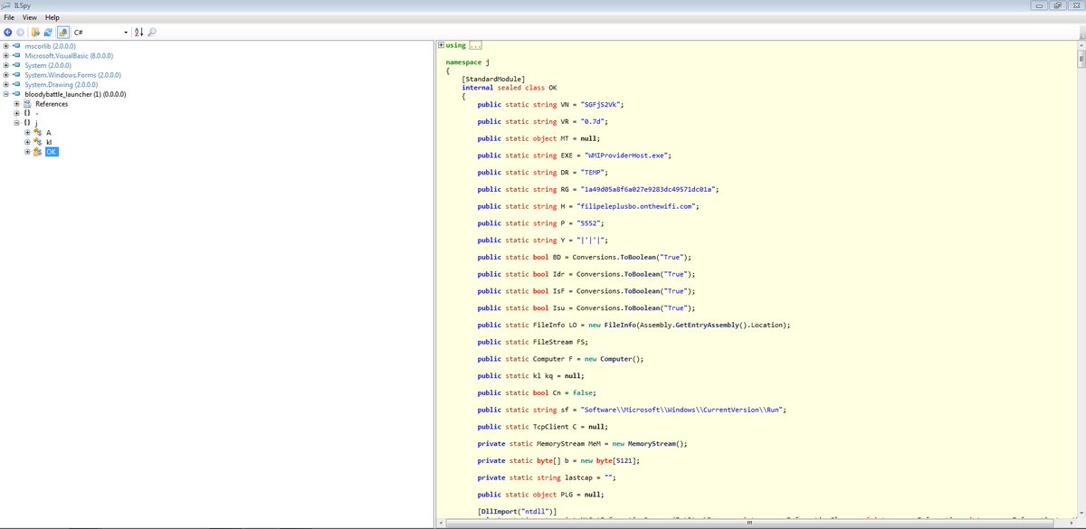 Dev_Obvious's tweet photo. @malwrhunterteam C'mon...People still use Njrat in 2017 https://t.co/w0y1jNBHWc https://t.co/rFtD6DRXff