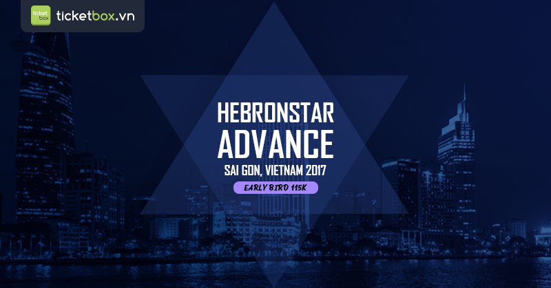 ticketboxvn's tweet photo. [Hebronstar Advance Saigon 2017] Chuỗi sự kiện dành cho Startup đã mở bán vé: https://t.co/TnigQNFBzA

#TKB #Ticketbox #Startup #KhởiNghiệp https://t.co/lGxro3OH6x