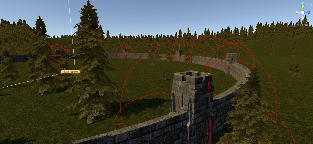 HellSpawnDev's tweet photo. Round castle walls look nice 
#gamedev #indiedev #unity3d #workinprogress #madewithunity https://t.co/8igpd84cP0