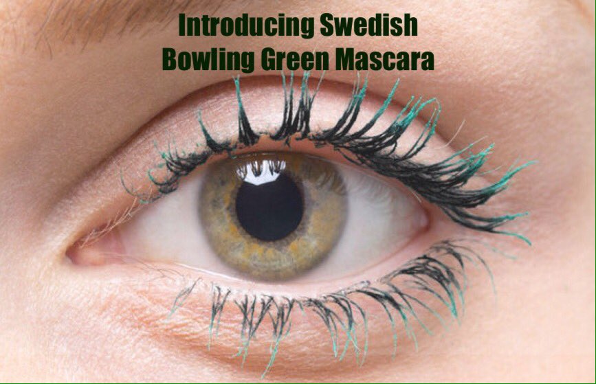 INTRODUCING SWEDISH BOWLING 🎳GREEN MASCARA