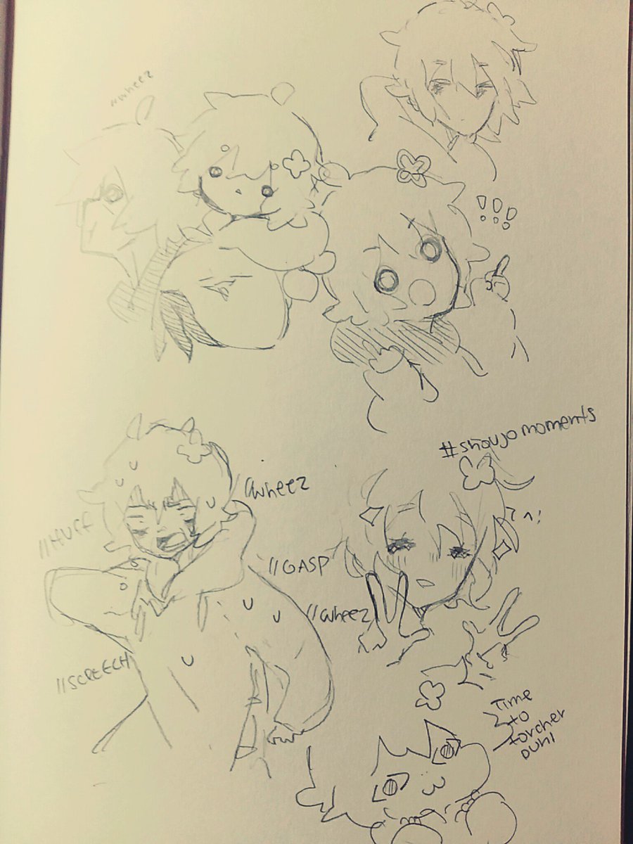 omg how did i draw cute things last year 