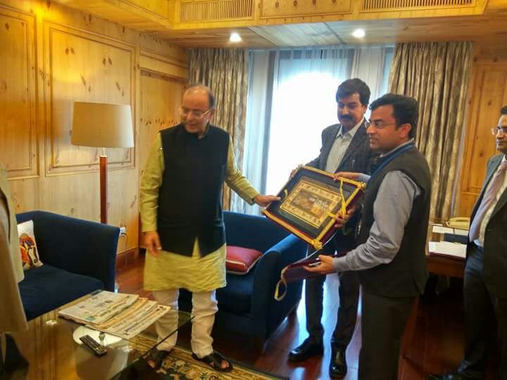 RajComTax's tweet photo. Finance Minister Sh. Arun Jaitley # GST Council meeting @ Jaipur!! https://t.co/i6liu82iHE