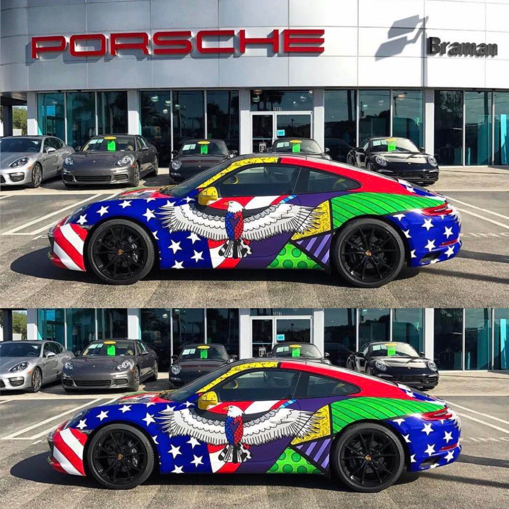 cris_tash's tweet photo. Britto x Porsche https://t.co/fH5IrqLiPw https://t.co/c408yVSCUW