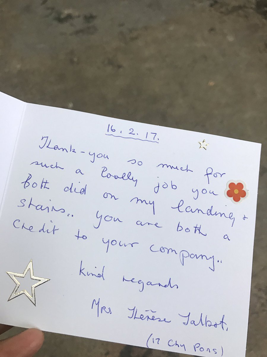 Always nice off a customer #floorshow