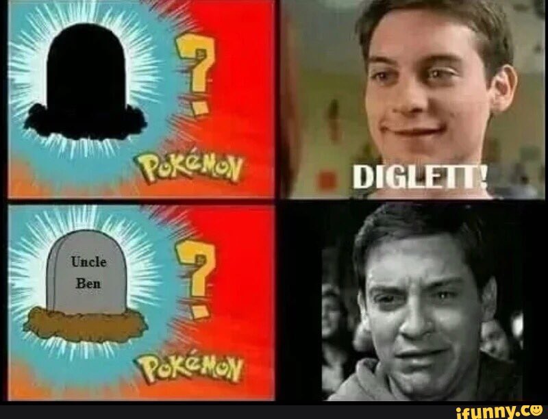 Cause who doesn't love an Uncle Ben joke every now and then?