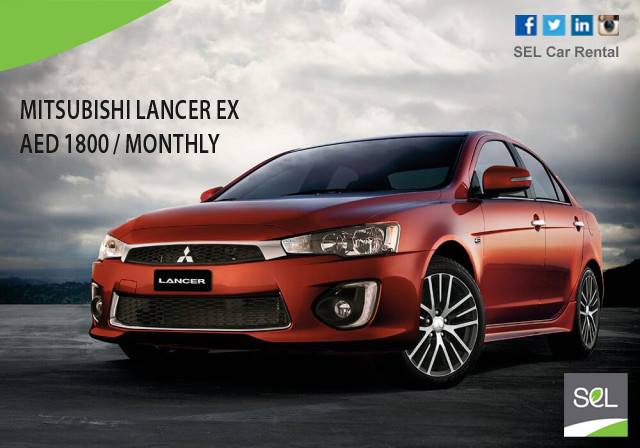 SELCarRental's tweet photo. Deal of the Day:Mitsubishi Lancer Ex 2017 Model AED 1800 / Monthly.
Call Now 800-SELCAR(735227) T & C Apply.
#brandnewmodels #lancerex https://t.co/xg43o3WNsg