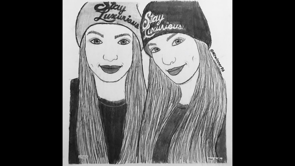 mtwinner96's tweet image. MT drawing of the day 🙊🙉🙈💕@VanessaMerrell @veronicamerrell @merrelltwins Day# 103