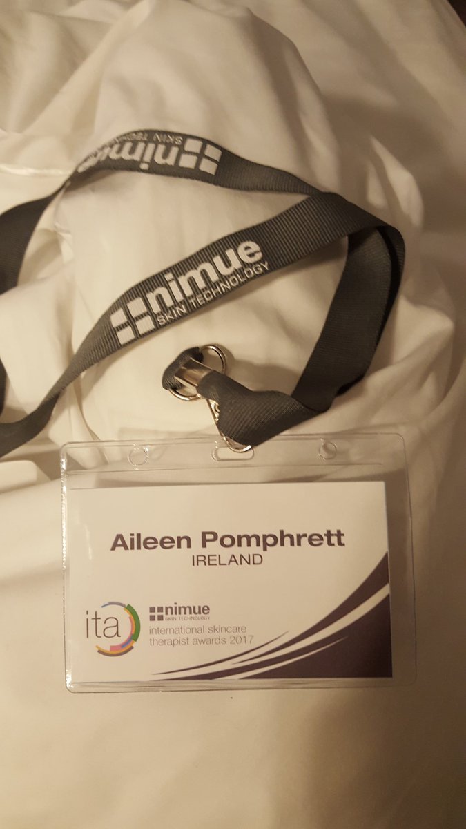 Exciting day ahead with <a href="/NimueSkinInt/">Nimue Skin Int</a> <a href="/Nimueireland/">Nimue Skin Ireland</a> @niamhwal26 in Johannesburg #nimueskintechnology #nimueinternationalawards 💖