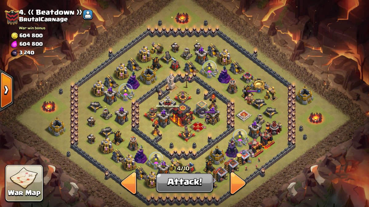 MrGreen685's tweet photo. @CastnBlast_COC 

Bro any chance of three starring this base with Queenpop? https://t.co/2SwFWqkNCm