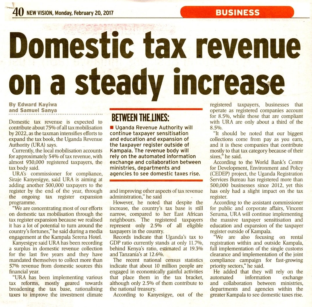 URAuganda's tweet image. Today's must read #DevelopingUgTogether.