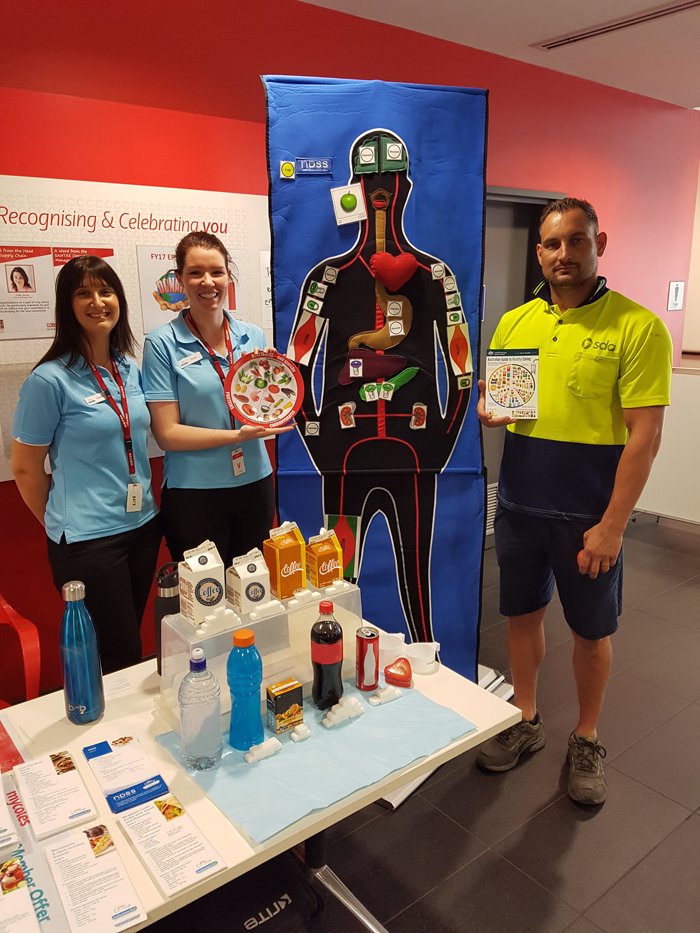 DiabetesSA's tweet photo. As part of Healthy Weight Week 2017, Diabetes SA was asked to attend the Coles Distribution Centre’s Health Day #AHWW2017 #Adelaide https://t.co/2u6tOzCCm2