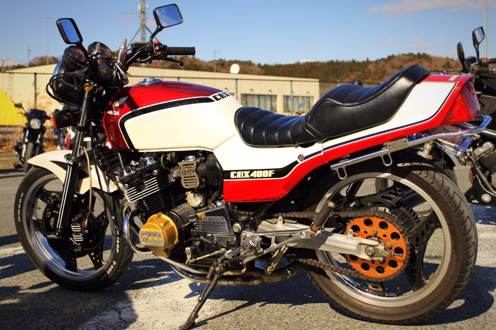 HONDA cbx400fタックロールシート