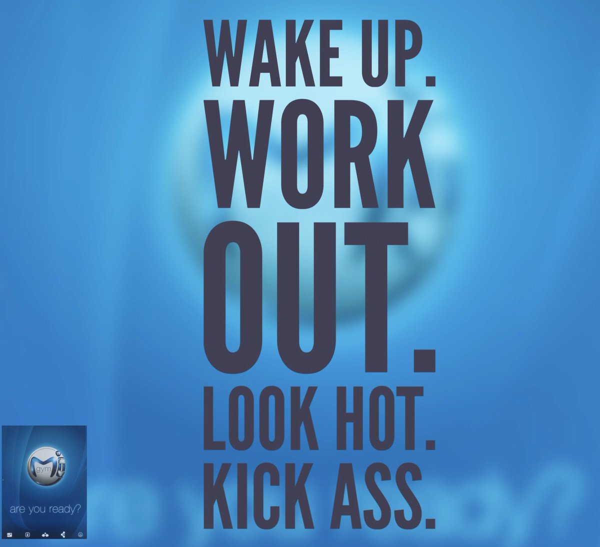 thisisMiGym's tweet photo. Wake Up. Work Out. Look Hot. Kick Ass. #GetUpAndGetFit #MiGymSA #fitness #workout #cardio #healthy #motivation #determination https://t.co/8QrJgZixMx