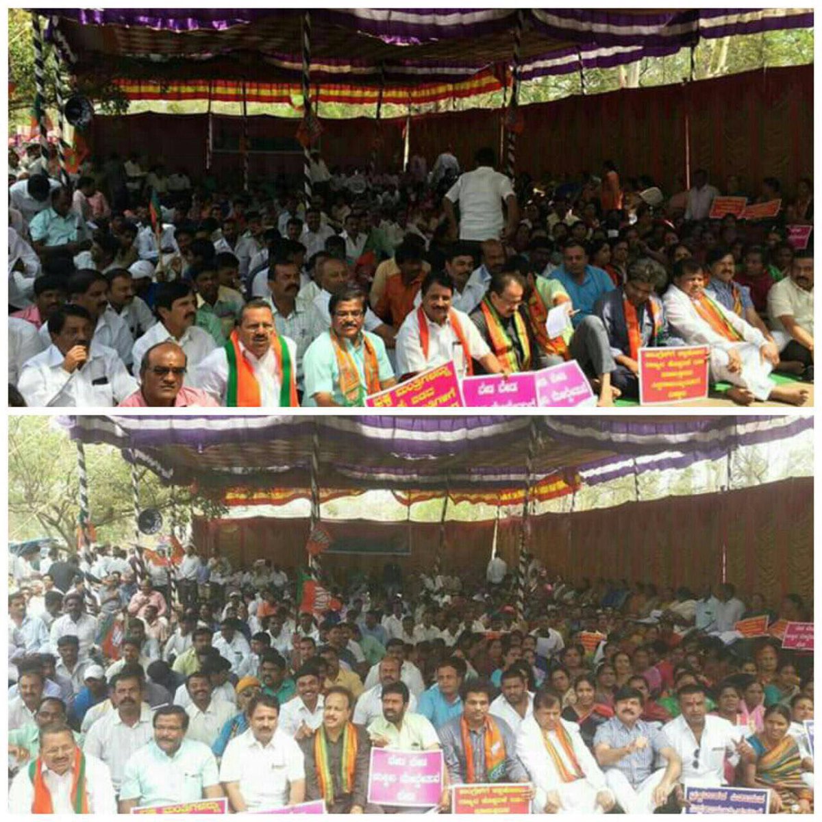 satish_angadi12's tweet photo. Massive response for @BSYBJP ji call against #CorruptKarCongress across the state.Count down started
#DiarySecrets
#CongressMuktKarnataka https://t.co/dmaXCnkWOO